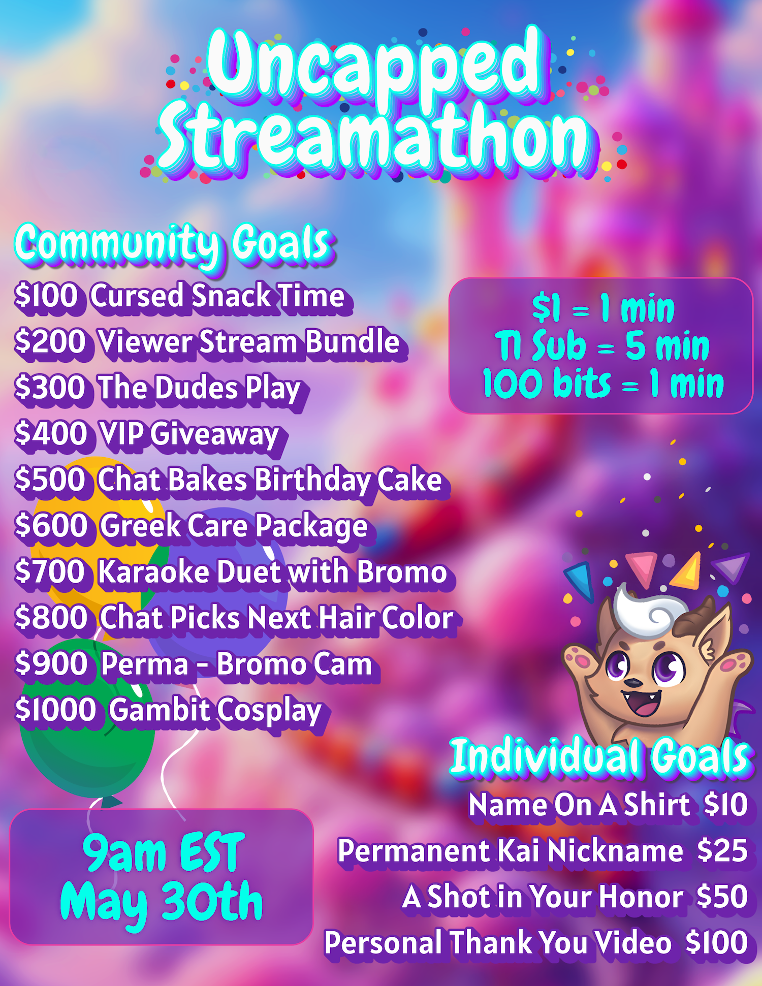 Streamathon Poster
